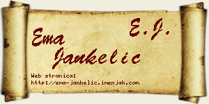 Ema Jankelić vizit kartica